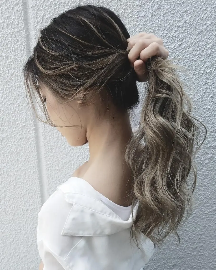 ロング 今中 小百合のヘアスタイル