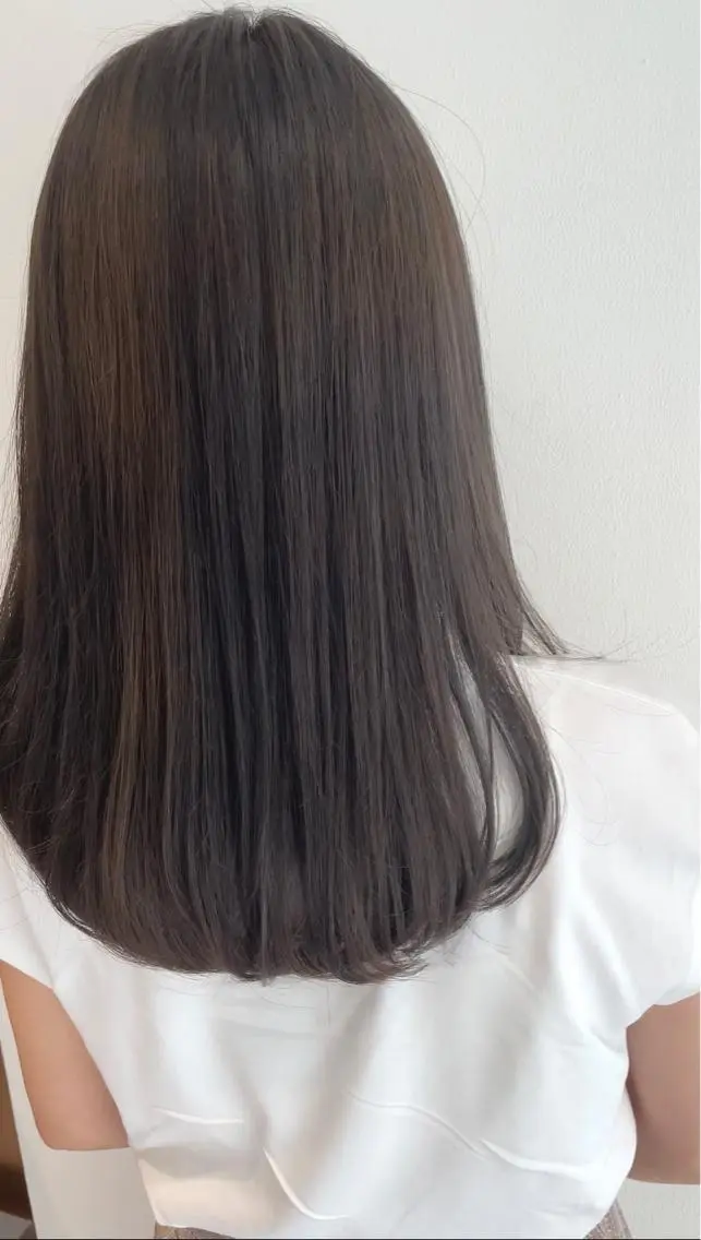 ミディアム 似合わせカット 迫留由弥のヘアスタイル