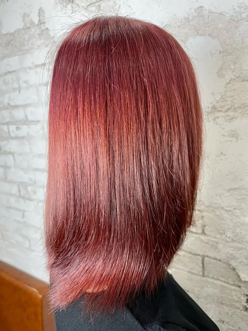 ミディアム ヘアカラー トリートメント 💜垢抜けメンズパー マ💜Sakuraのヘアスタイル