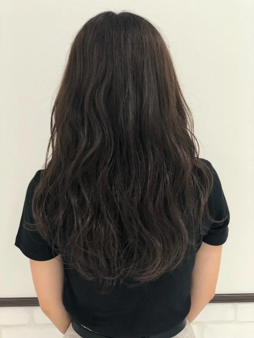 ロング カット ヘアカラー トリートメント 渡邉 ケイジのヘアスタイル