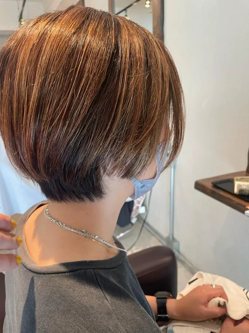 ショート ショートヘア カット トリートメント 鎌田 愛のヘアスタイル