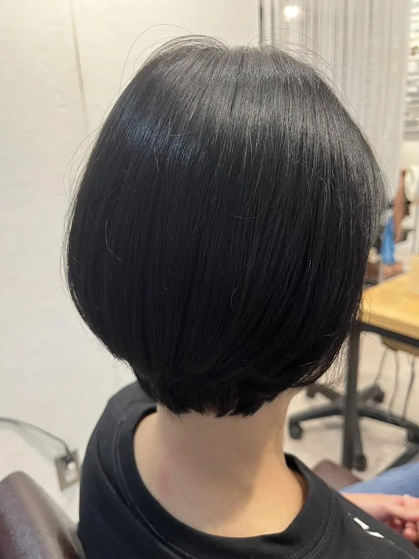 ショート 縮毛矯正／ブリーチ Shoのヘアスタイル