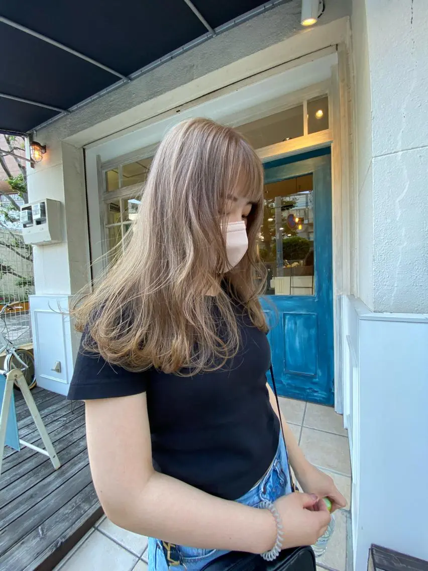 ロング ヘアカラー トリートメント Musiiik hairのヘアスタイル