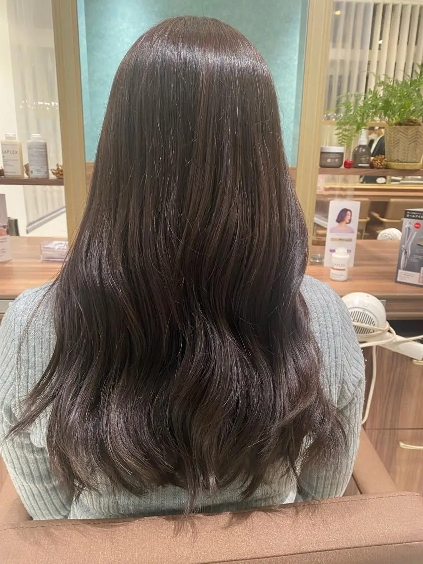 ロング アッシュ 🎀暖色color/ トップスタイリストのヘアスタイル