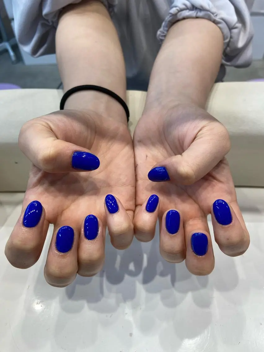 ネイル ブルー SHELLTOKYO idaのネイルデザイン