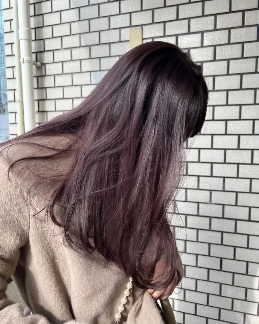 ロング カラー カット ヘアカラー トリートメント まろやか透明感カラー ♡MANAのヘアスタイル