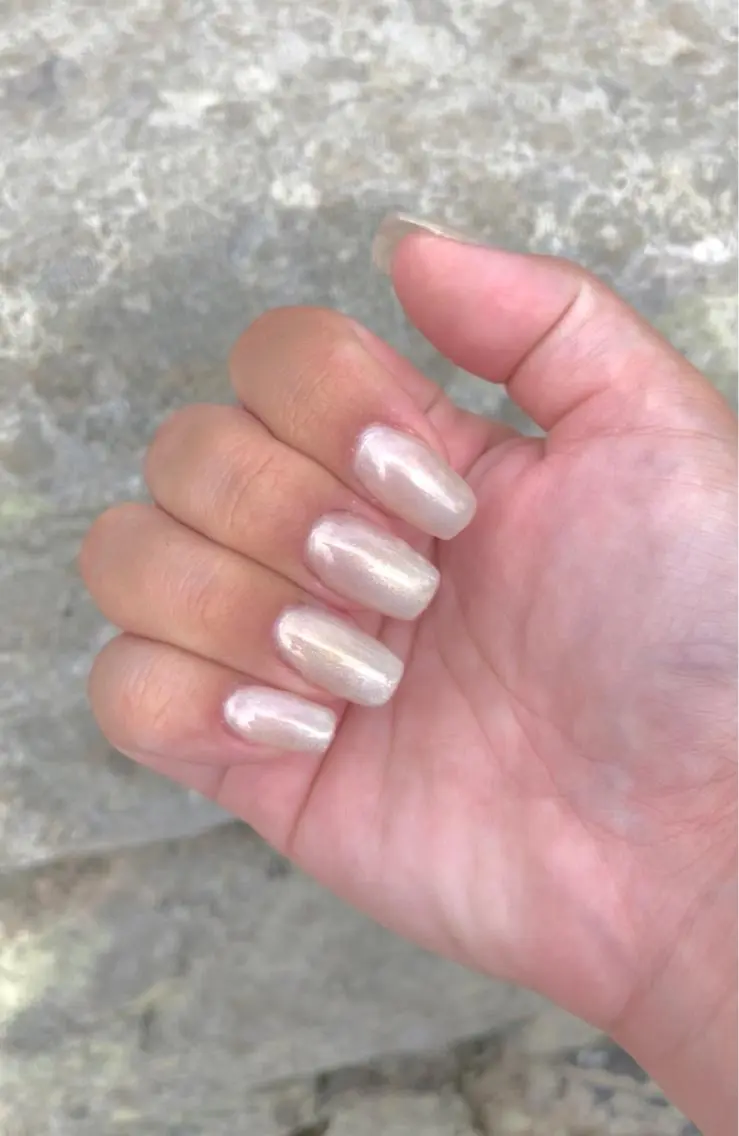 ネイル オーロラネイル ジェルネイル マグネットネイル ワンカラーネイル Ri-e's nailのネイルデザイン