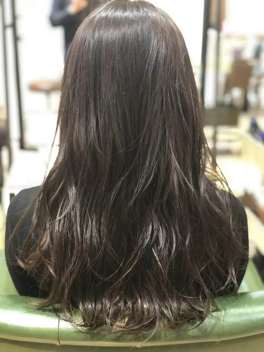 ロング カラー パーマ カット トリートメント 縮毛矯正/髪質改善/ 艶髪ササキナツミのヘアスタイル