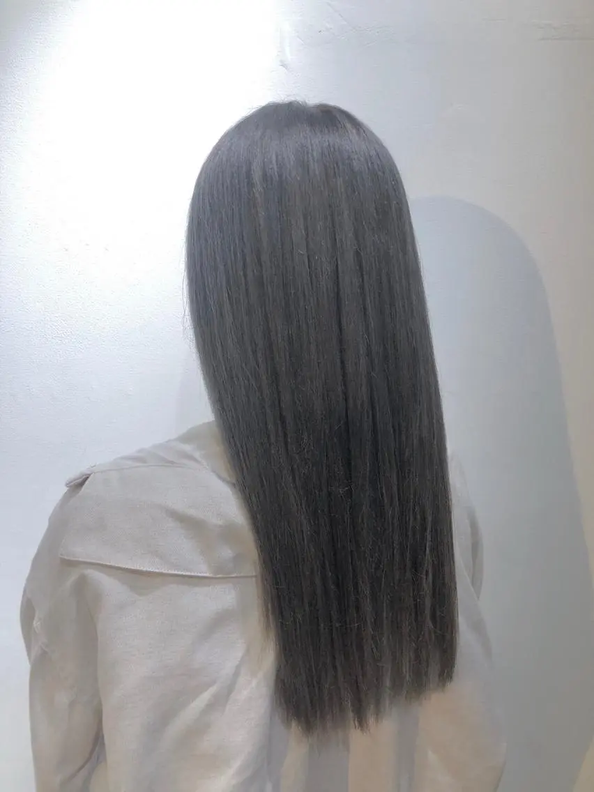 ロング カラー ブリーチ 透明感カラー 店長 濱口 花菜 美髪整形のヘアスタイル