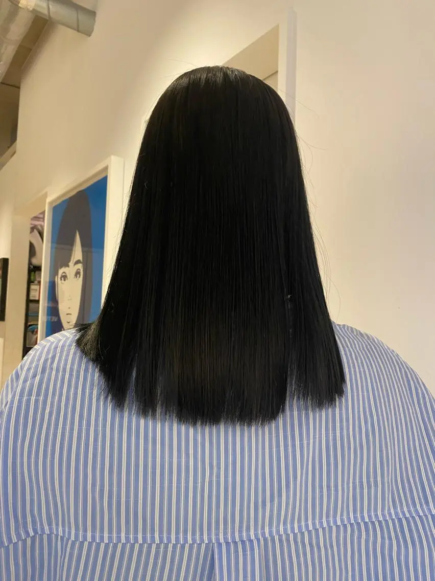 ミディアム カラー ヘアカラー トリートメント 💗艶髪カラー💗 shiori🦋.*のヘアスタイル