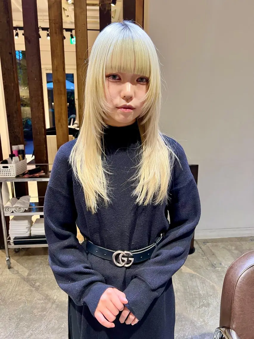 ロング 【ロングウルフカット 姫カット】伊藤裕哉のヘアスタイル