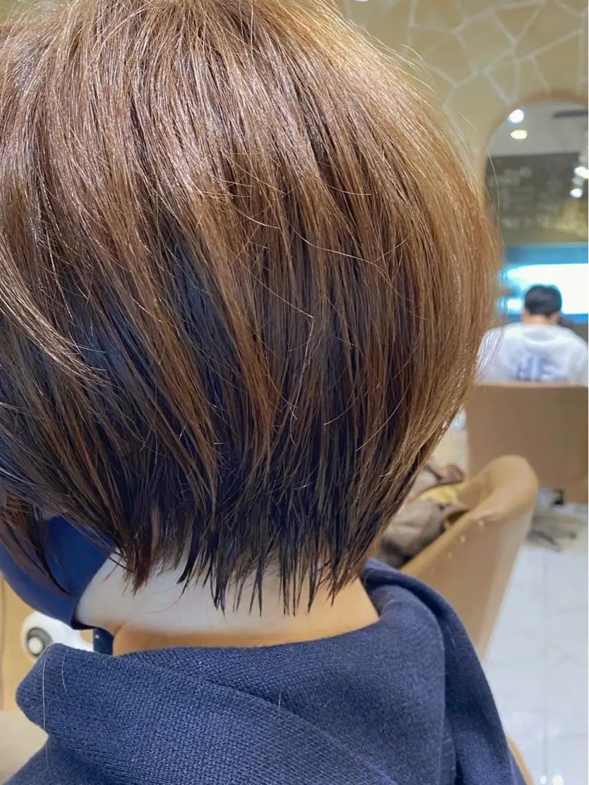 ショート 丸みショート ショートヘア 坂井 茅聖のヘアスタイル