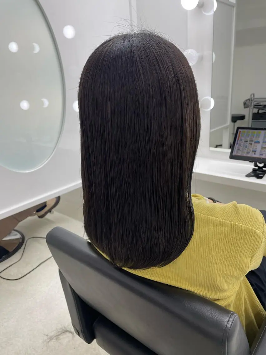 ミディアム カラー トリートメント 冨木 雄斗のヘアスタイル