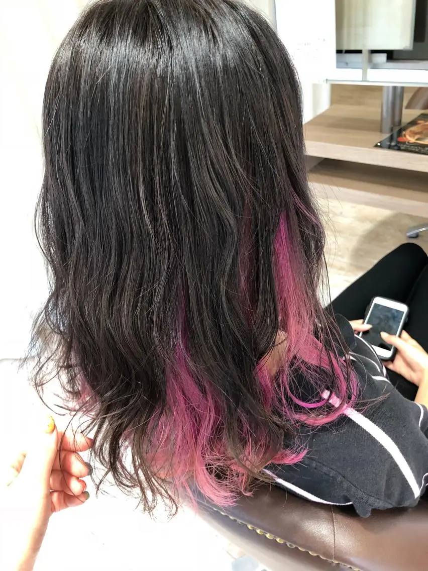 セミロング カラー cherir髪質改善 パーソナルカラー診断のヘアスタイル