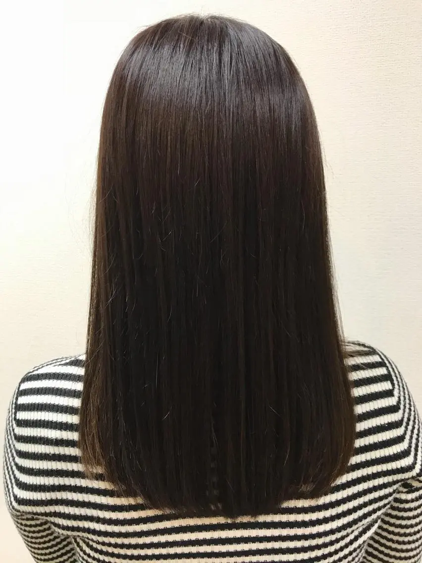 ロング カラー カット トリートメント 吉森 満俊のヘアスタイル