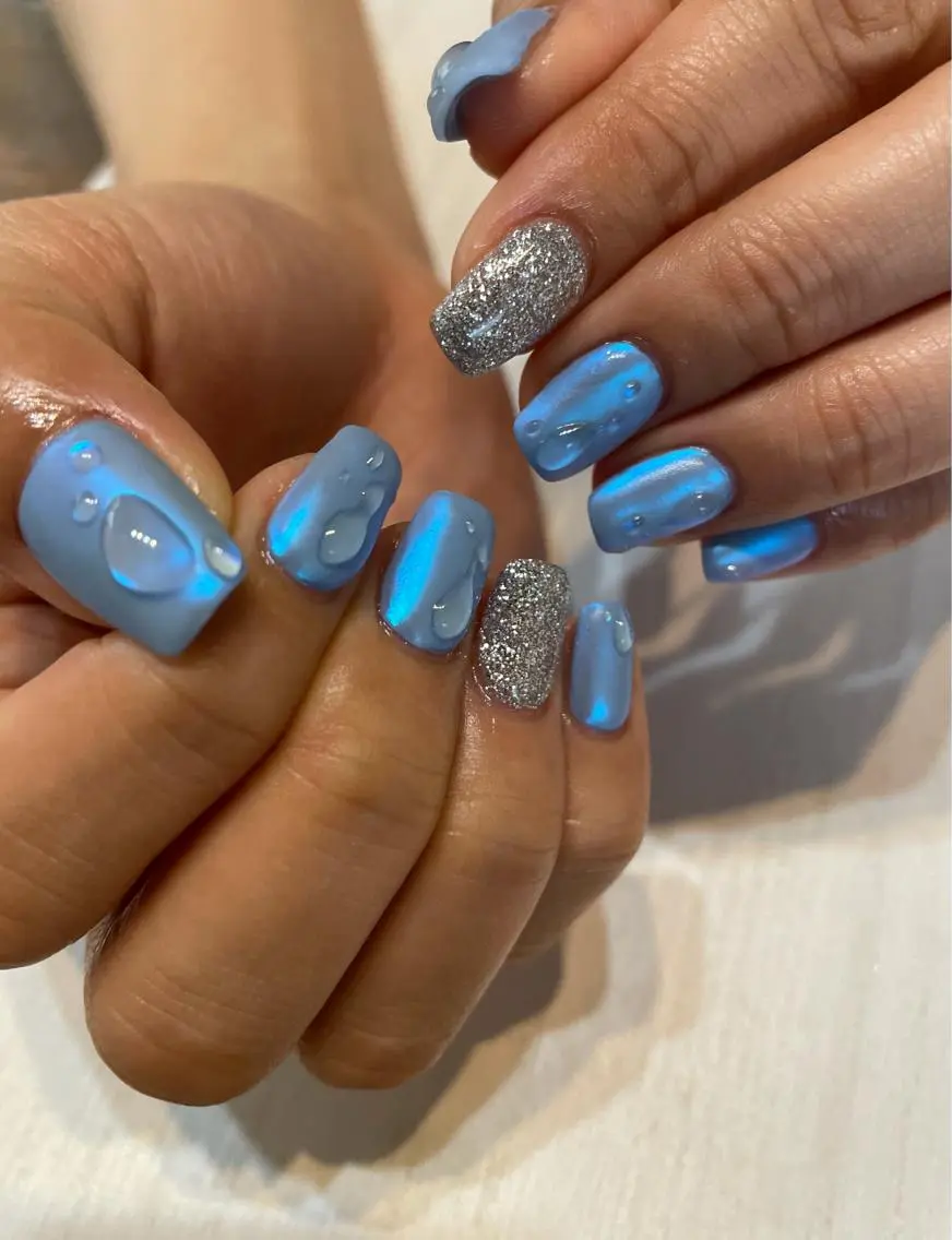 ネイル オーロラネイル spell nailのネイルデザイン