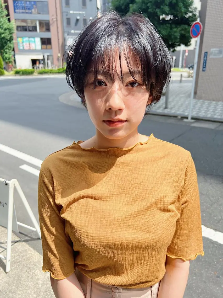 ショート ショートヘア レイヤーカット 鈴木駿介のヘアスタイル