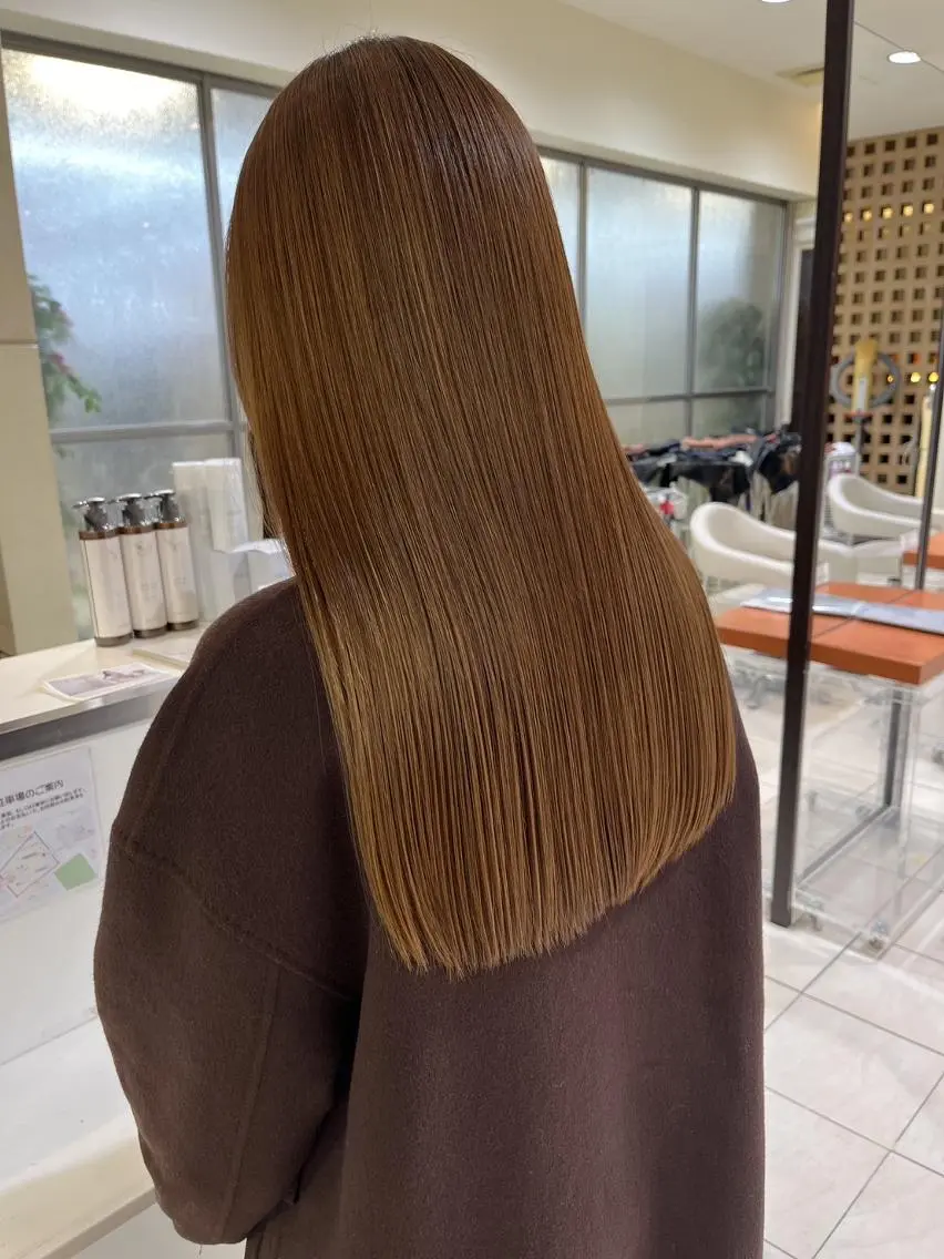 ロング 縮毛矯正特化サロン モードケイズのヘアスタイル