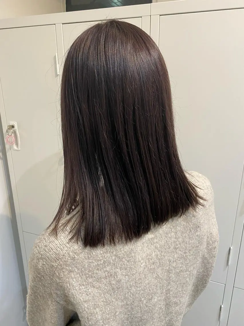 ミディアム カラー アッシュ ラベンダーカラー ラベンダーアッシュ 🎀暖色カラー🎀 おかだみほのヘアスタイル