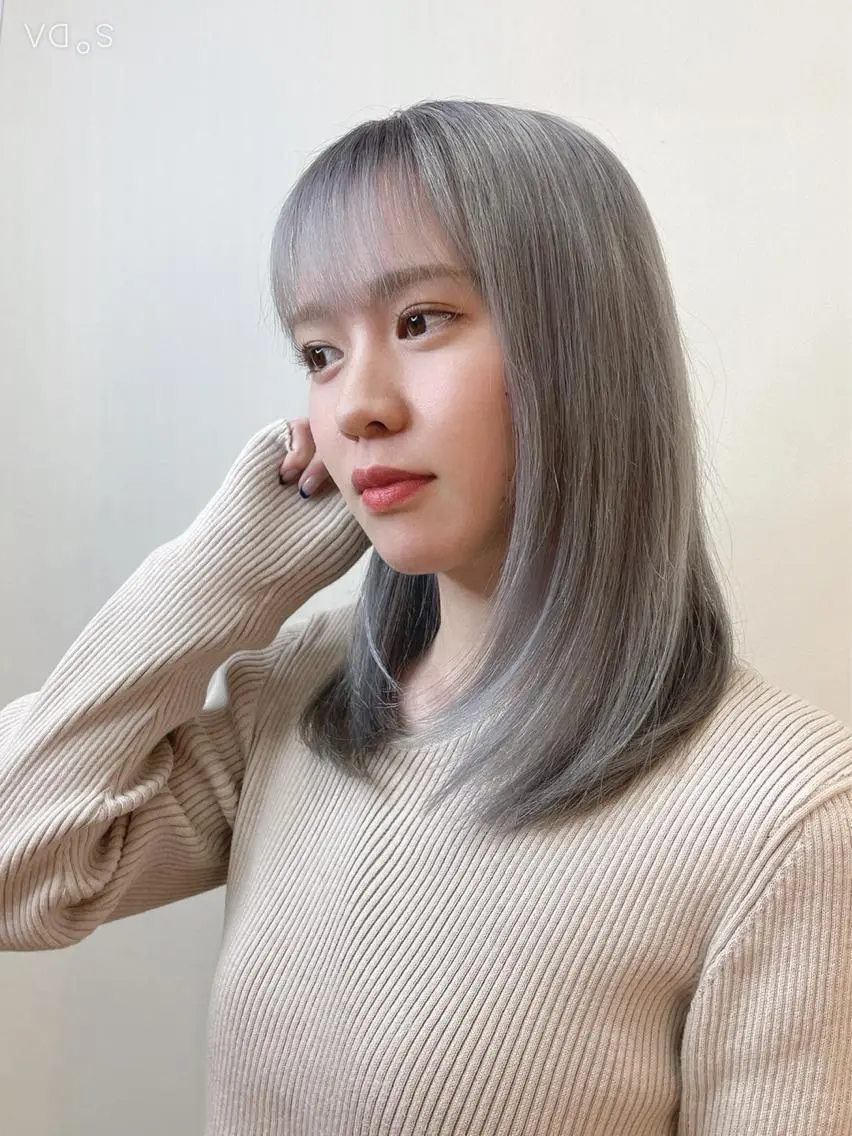 ロング カラー 西村 和樹のヘアスタイル