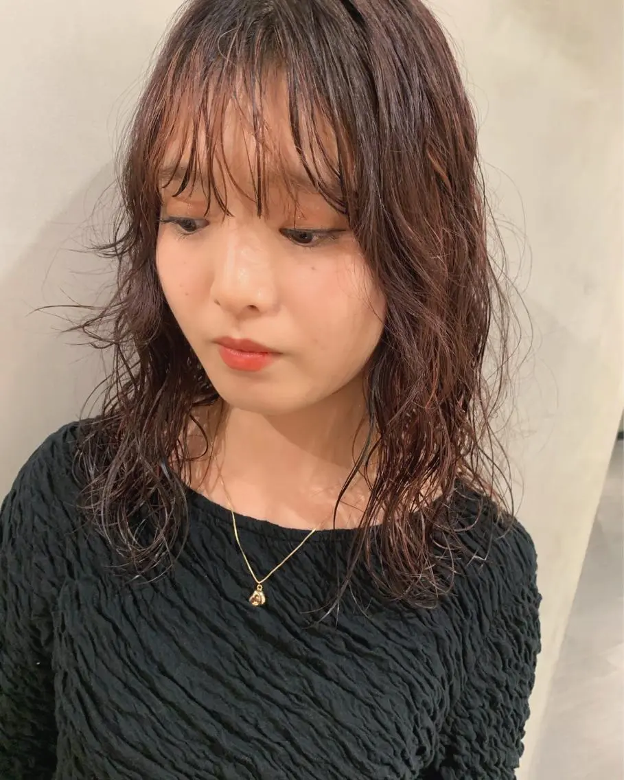 ミディアム パーマ ミディアムパーマ カット パーマ トリートメント 優作 〜圧倒的信頼〜のヘアスタイル
