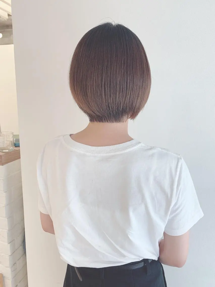 ショート カラー カット ヘアカラー なりたいが叶う ながしまじゅんきのヘアスタイル