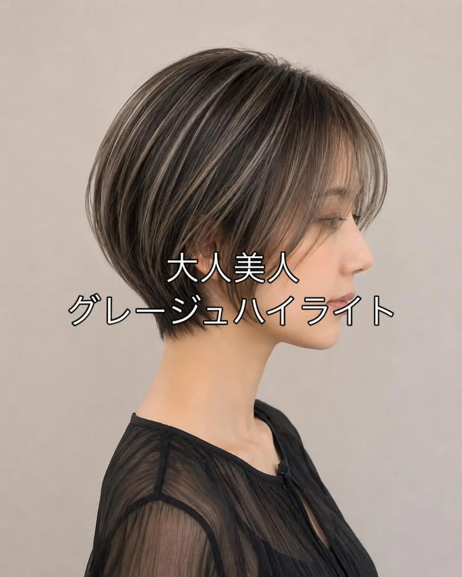 カラー ブリーチ ダブルカラー ボブ 髪質改善 ハイライト/ショート レイヤー✨yaeのヘアスタイル