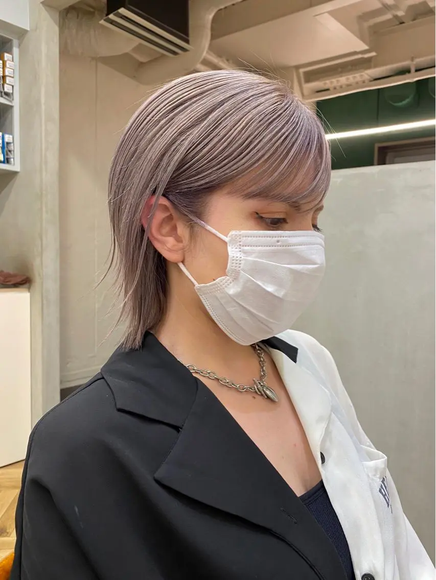 ミディアム カラー カット 村田 りょうやのヘアスタイル