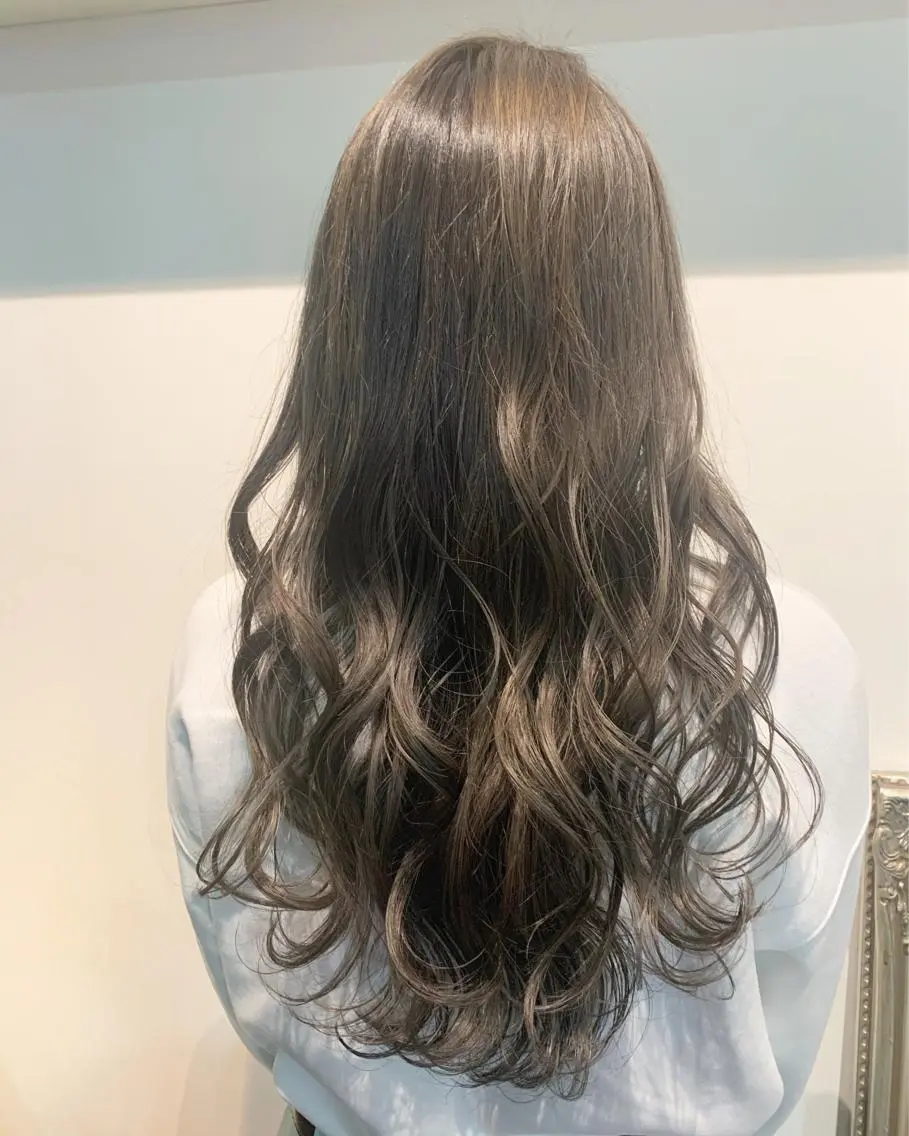 ロング ヘアカラー トリートメント ヘッドスパ ヘアセット 大宮/山口 竣也のヘアスタイル