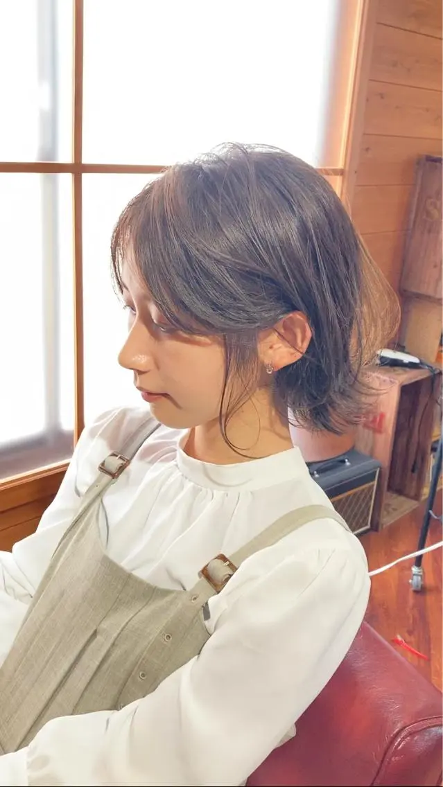ショート 伸ばしかけ ショートヘア カット ヘアカラー パーマ 縮毛矯正 大谷 哲基のヘアスタイル