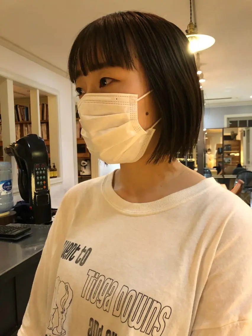 ショート カラー eri kinjoのヘアスタイル