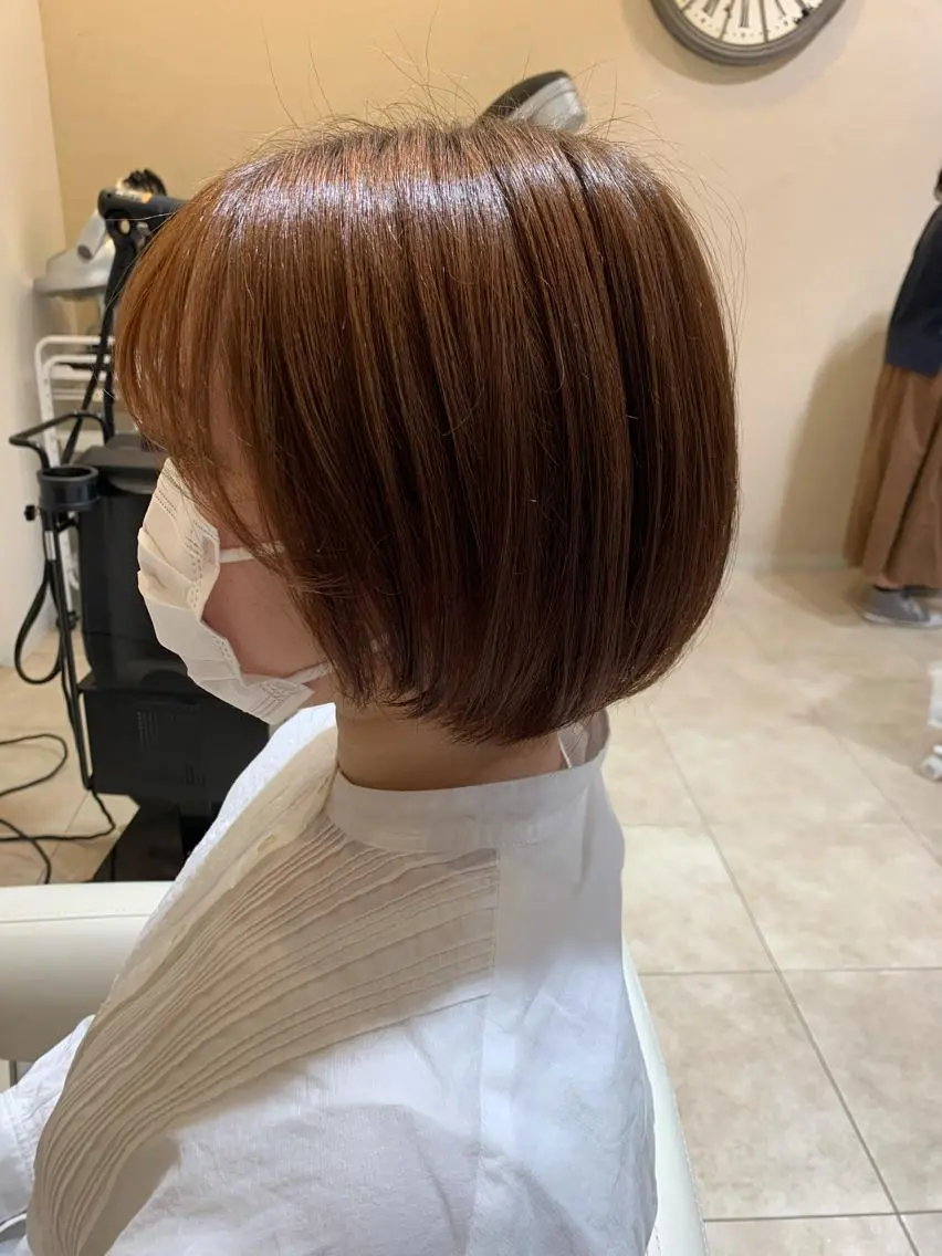 ショート カラー ショートボブ ボブ ショートヘア カット ヘアカラー 鵜飼 真伍のヘアスタイル