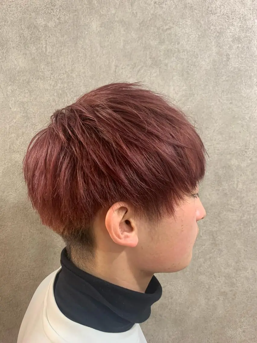 ショート メンズパーマ 白子 波巻き/ツイスパ 怜のヘアスタイル