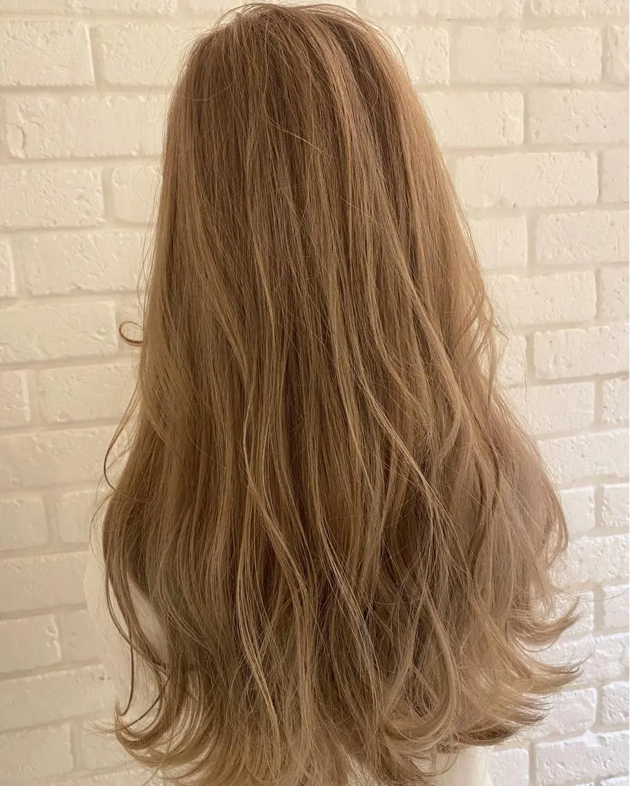 ロング カラー 杉田 健太のヘアスタイル