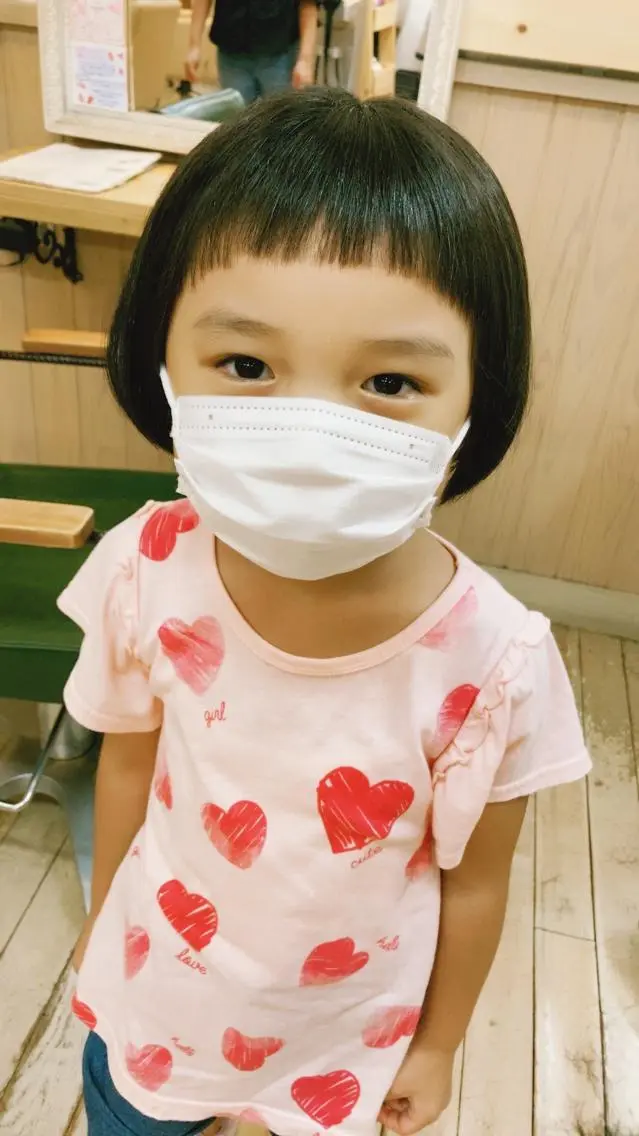 キッズ 林 エリのヘアスタイル