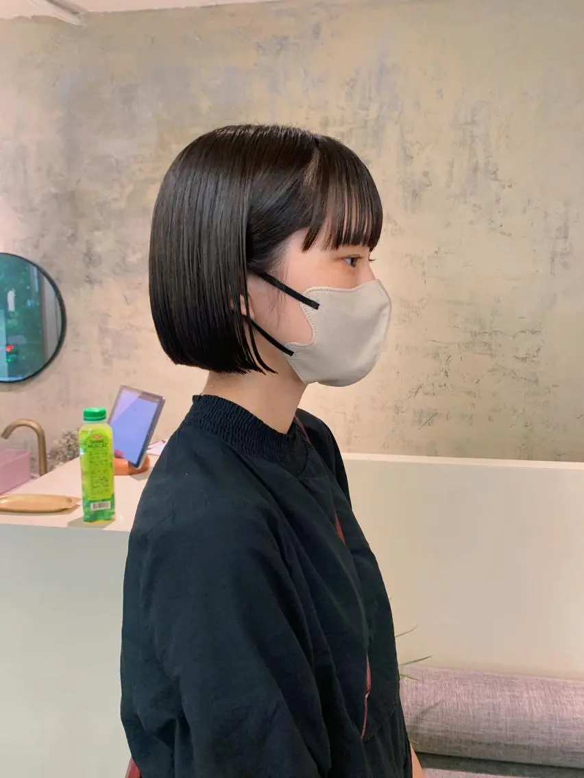 ショート カラー ボブ カット ヘアカラー yupi🐈‍⬛ レイヤー/パーマのヘアスタイル