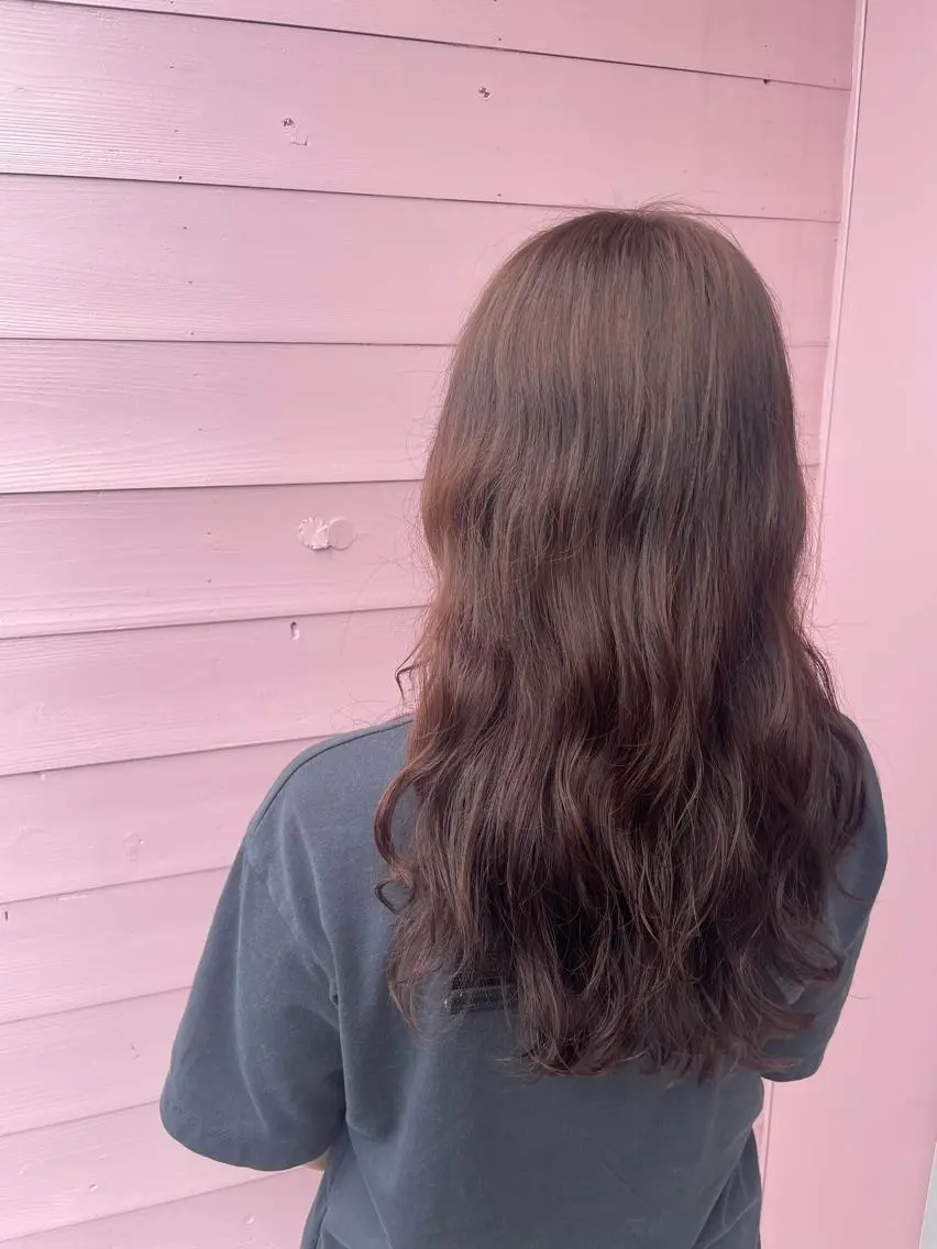 ロング カラー ブリーチ ダブルカラー ブリーチなしカラー 【史上最高】口コミ No.1/ナツキのヘアスタイル