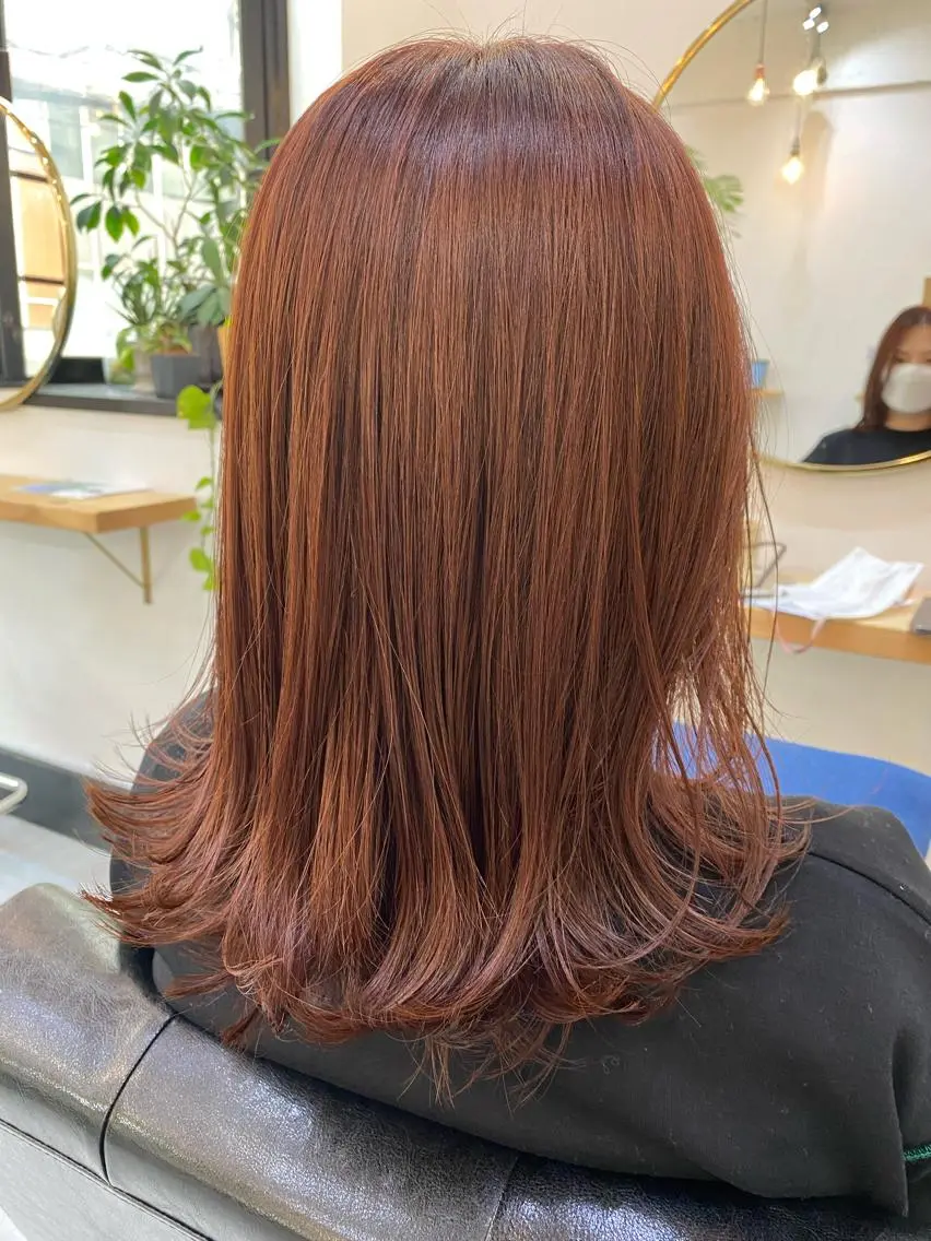 セミロング カラー イルミナカラー トリートメント CARICIA🌱 masaeのヘアスタイル