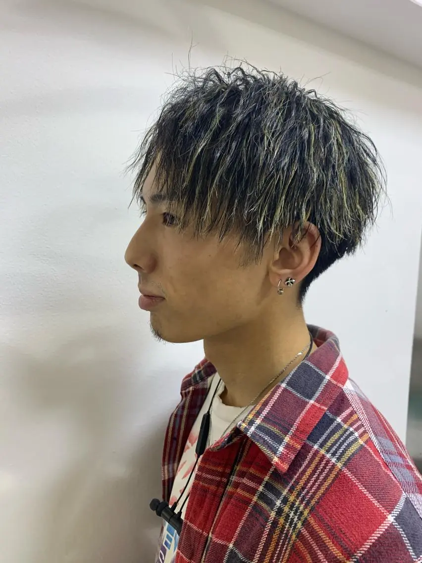 ショート メンズ レイヤーカット 西村あきやのヘアスタイル