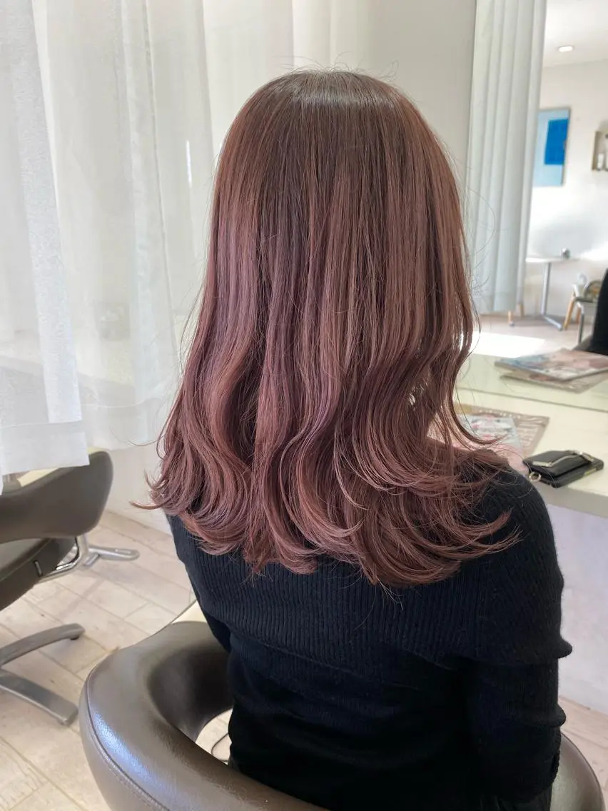 ロング カット ヘアカラー ★ 里奈★のヘアスタイル