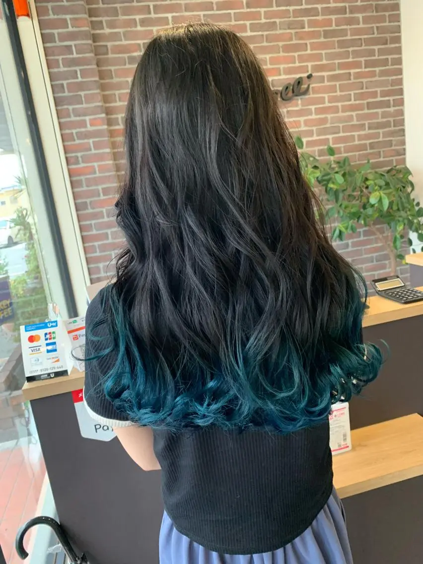 カラー ブルーカラー カット ヘアカラー トリートメント APSEE メンズカラー特化のヘアスタイル