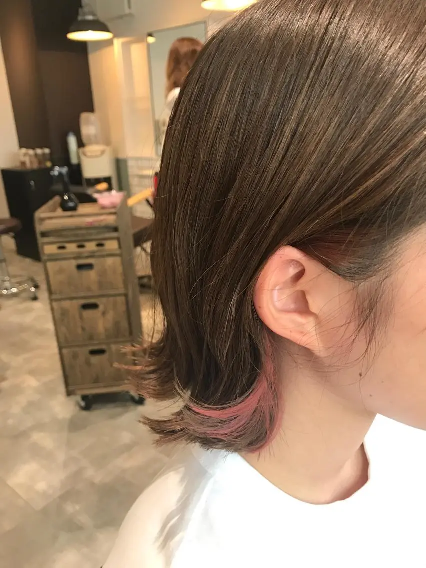 ショート カラー ヤマナカ エリカのヘアスタイル
