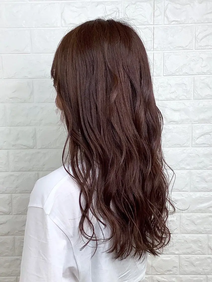 ロング カラー 髪質改善縮毛矯正 美容師✂️山崎竜二のヘアスタイル