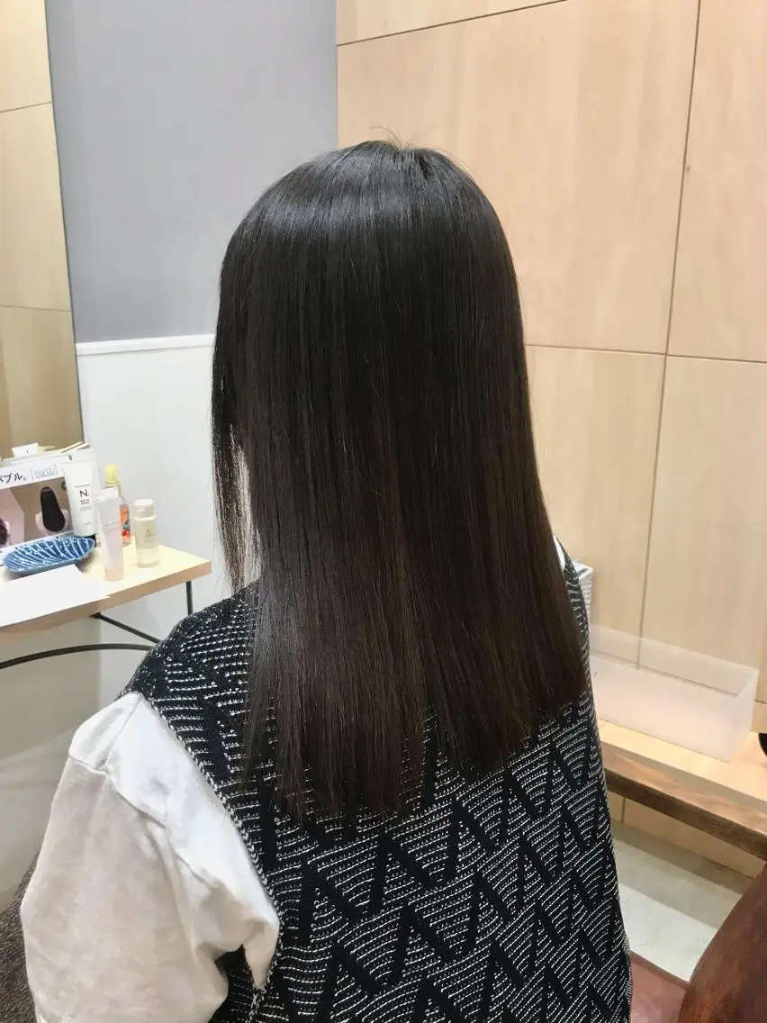 セミロング トリートメント miloc かおりのヘアスタイル