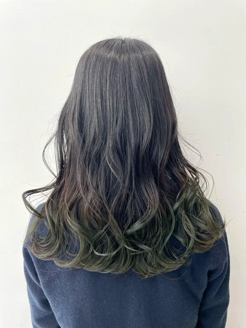 セミロング カラー パーマ ヘアアレンジ ヘアカラー 💗無料カットモデル 募集中yu-ki💗のヘアスタイル