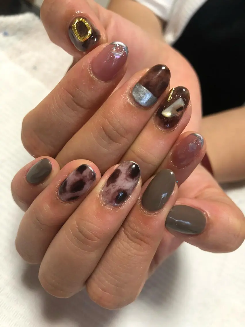 ネイル ハンドネイル 荒井 海輝のネイルデザイン