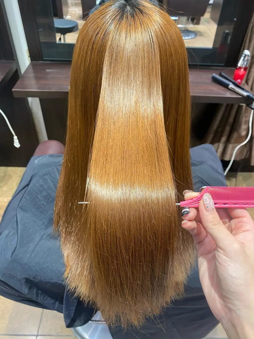 ロング 髪質改善 ∴Sanae. ∴ トータルビューティーのマツエク・マツパデザイン