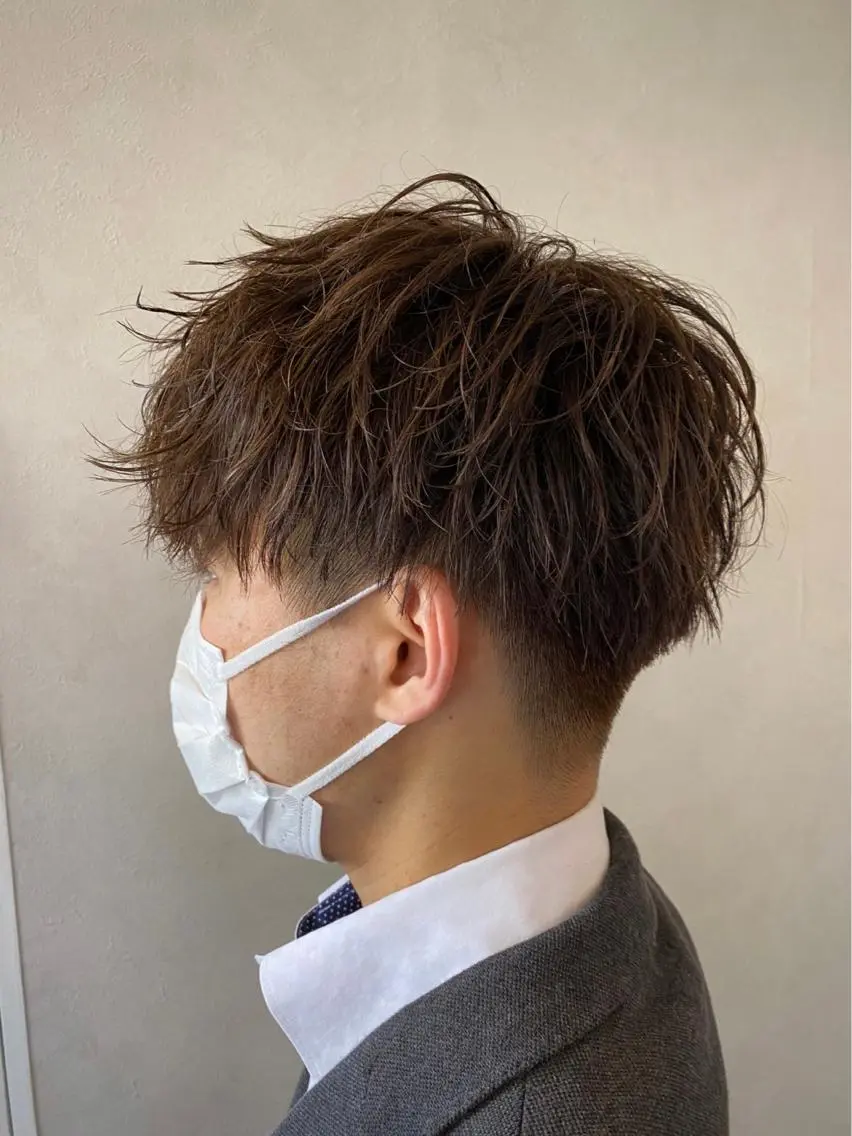 ショート カラー メンズ マッシュ 刈り上げ カット トリートメント ヘッドスパ 🌿ガクト 🌿艶髪透明感のヘアスタイル