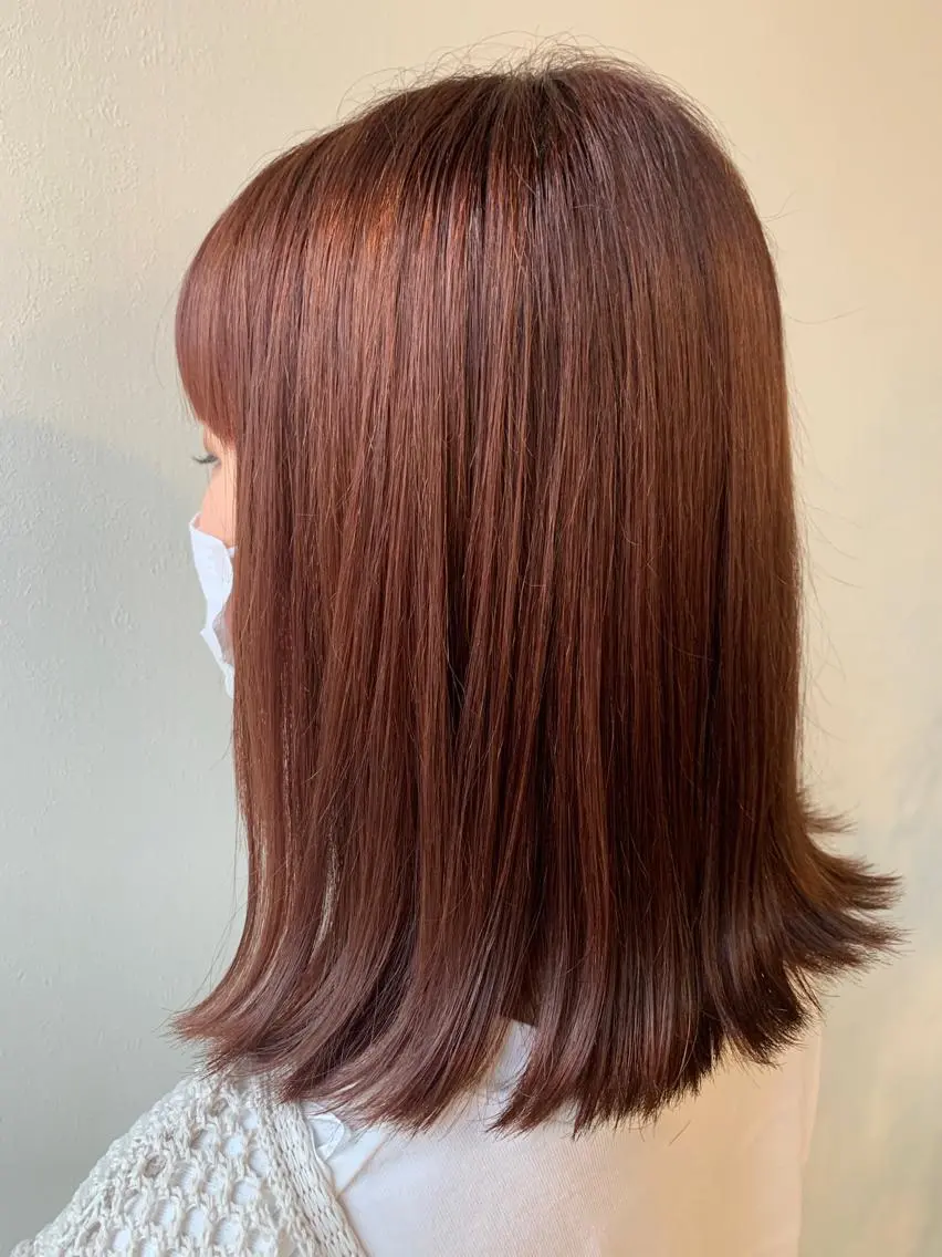 ミディアム カラー 齋藤 みさきのヘアスタイル