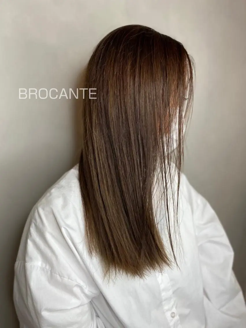 ロング カラー ハイライトカラー ハイライト トリートメント ヘアカラー BROCANTE立川 karasawa.nのヘアスタイル